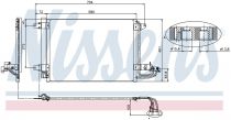 NISSENS 94684 Klímahűtő AUDI A3 / S3 / TT
