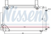 NISSENS 94735 Klímahűtő HONDA STREAM
