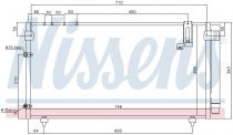 NISSENS 94795 Klímahűtő TOYOTA AVENSIS VERSO / IPSUM / PICNIC / SPORTS VAN