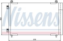 NISSENS 94837 Klímahűtő PEUGEOT 206