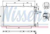 NISSENS 94855 Klímahűtő PEUGEOT 206 / 206+