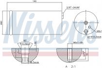NISSENS 95405 Szárítószűrő NISSAN ALMERA / ALMERA TINO
