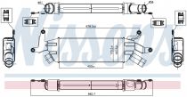 NISSENS 96086 Intercooler