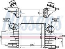 NISSENS 961117 Intercooler NISSAN NOTE