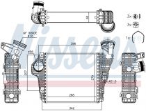 NISSENS 961426 Intercooler PORSCHE MACAN