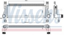 NISSENS 96222 Intercooler FORD RANGER