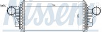 NISSENS 96438 Intercooler MERCEDES GL-osztu00e1ly / ML-osztu00e1ly