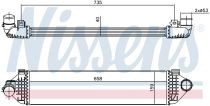 NISSENS 96473 Intercooler FORD GALAXY III / MONDEO MK4 / S-MAX