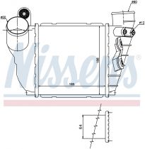 NISSENS 96488 Intercooler SEAT LEON / TOLEDO II