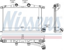NISSENS 96496 Intercooler