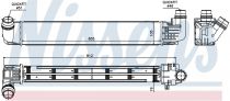 NISSENS 96533 Intercooler RENAULT DUSTER