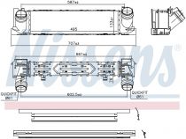 NISSENS 96552 Intercooler BMW 1 / 2 / 3 / 3 GT / 4