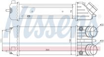 NISSENS 96593 Intercooler PEUGEOT 207