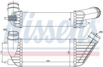 NISSENS 96609 Intercooler FIAT SCUDO / ULYSSE
