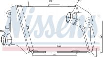 NISSENS 96676 Intercooler AUDI A8 / S8