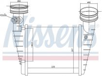 NISSENS 96731 Intercooler SKODA SUPERB I