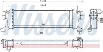NISSENS 96782 Intercooler MERCEDES A-osztu00e1ly / VANEO