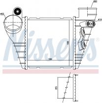NISSENS 96847 Intercooler SEAT LEON / TOLEDO II