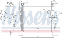 NISSENS 96970 Intercooler MERCEDES CITO