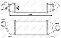NRF 30259 Intercooler FORD TRANSIT