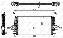 NRF 30269 Intercooler OPEL ASTRA J / CASCADA
