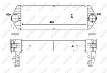 NRF 30516 Intercooler FORD TRANSIT CONNECT