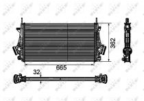NRF 30796 Intercooler OPEL INSIGNIA A