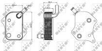 NRF 31237 Olajhűtő AUDI A4 / A6 / S4 / S6