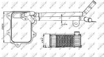 NRF 31261 Olajhűtő AUDI A1 / A3 / S1 / S3