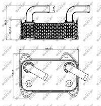 NRF 31295 Olajhűtő VOLVO S40 / V40