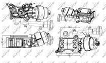 NRF 31327 Olajhűtő FIAT 500 / ALBEA / DOBLO / FIORINO / GRANDE PUNTO / IDEA / PALIO / PANDA / PUNTO II / PUNTO III / QUBO / SIENA