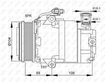 NRF 32082G Klímakompresszor