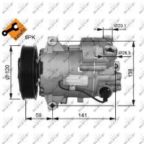 NRF 32487G Klímakompresszor OPEL ASTRA J / INSIGNIA A