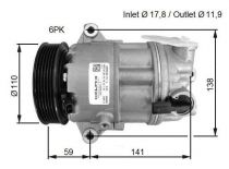 NRF 32783G Klímakompresszor ALFA ROMEO GIULIETTA