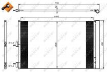 NRF 350206 Klímahűtő MERCEDES A-osztu00e1ly / CLA-osztu00e1ly / GLA-osztu00e1ly