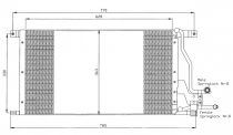 NRF 35400 Klímahűtő FORD TRANSIT