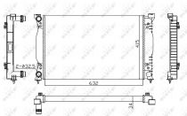 NRF 50539 Hűtőradiátor AUDI A4 / A6 / S4 / S6