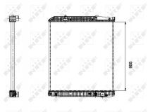 NRF 509577 Hűtőradiátor MERCEDES ACTROS MP1 / ACTROS MP2/MP3 / ZETROS