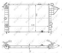 NRF 513508 Hűtőradiátor OPEL VECTRA A