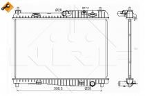 NRF 53152 Hűtőradiátor FORD B-MAX / FIESTA VI