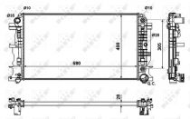 NRF 53833 Hűtőradiátor MERCEDES SPRINTER