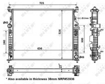 NRF 56074 Hűtőradiátor MERCEDES GL-osztu00e1ly / ML-osztu00e1ly / R-osztu00e1ly