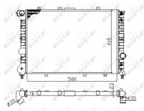 NRF 58202 Hűtőradiátor ALFA ROMEO 156