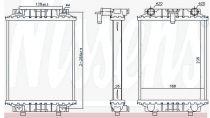 NRF 59183 Hűtőradiátor AUDI A4 / A7 / A8 / Q5 / S4 / S7 / S8 / SQ5